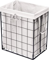 Enne metal storage and laundry basket, 48 x 33 x 58 cm
