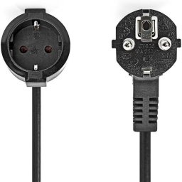 Fuj:tech 1-piece extension cord, 20 m, black