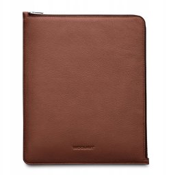 Woolnut Leather Folio Case for iPad Pro 13" & Air, Cognac
