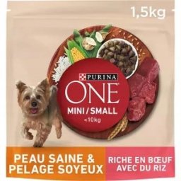 DIAMOND PET FOODS Dry dog   food ONE Mini Adult, with beef and rice, 1.5 kg