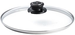 Glass lid O24 cm with handle SDC24