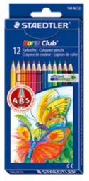 Staedtler Set 12 matite colorate, Paper box