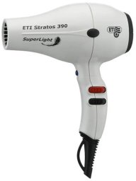 Professional hair dryer (white) ETIStratos390SuperLightW