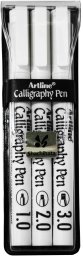 Calligraphy Pen Artline 3-sæt sort