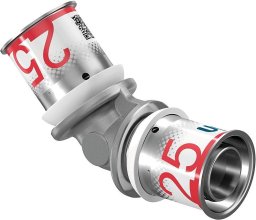 Uponor Uponor S-Press Plus vinkel - 45 gr. 25x25 mm