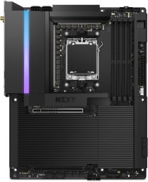 N9 X870E Motherboard - AMD X870E Chipset with Wi-Fi and Black Cover