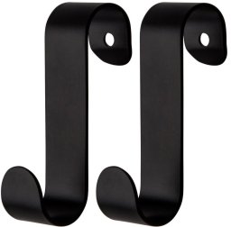 TVS Haczyki Ø19 mm SORT - Haczyki do grzejnika ręcznikowego Ø19 mm