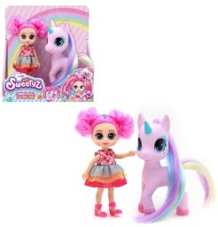 TOY DOLL MINI AND UNICORN 12CM 03-81075
