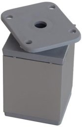 Malys Group ADJUSTABLE LEG 40X40X6080 MM GREY