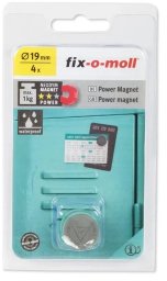 Skrzynkazdrewna MAGNET WATER RESIST 3562825 4PCS