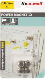 Skrzynkazdrewna MAGNET 3562820 4PCS