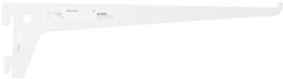 BRACKET SINGLE SLOT 250 MM WHITE