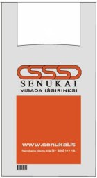 Staples SHOPPING BAG HDPE SENUKAI 30MK 40/10X64