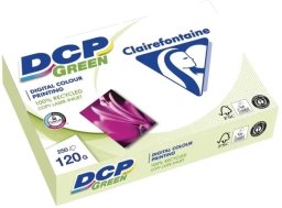 Clairefontaine Papier z recyklingu do druku kolorowego DCP Green A4 120 g opakowanie po 250 ark