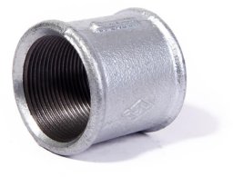 BRASS COUPLING G270 1/2 ZN V/V