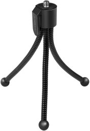LogiLink Tripod for webcam, microphone and others, 12cm, flexible legs