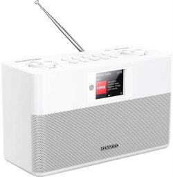 Kenwood CR-ST100S-W, Internet, DAB+, FM, 87.5 - 108 MHz, PTY, 20 W, Full range