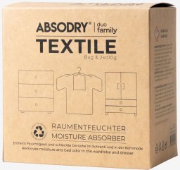 ABSODRY MOISTURE ABSORBER TEXTILE 2X100G