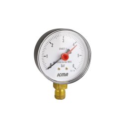 MANOMETER 63MM. 1/4. 6 BAR