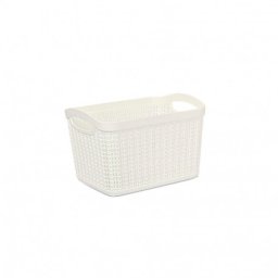 BASKET 6.6L KNIT M-083 WHITE