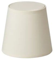 LAMPESKÆRM EMMA DOMUS HØJDE 13,5 CM CREME