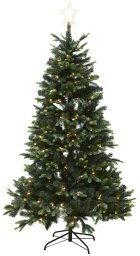 Falk Choinka sztuczna PE/PVC 'LIFA', Klasa A+, 260x170 cm m/LED og stjerne NORDIC WINTER (780-238)