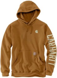 Bluza Carhartt Rain Defender Mid Sleeve Log Brown