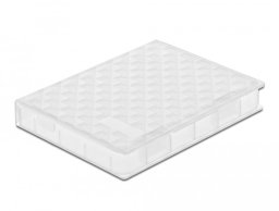 DeLOCK Protection Box for 2.5? HDD / SSD transparent, Cover, Plastic, Transparent, 2.5", 80 mm, 105 mm