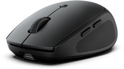 JLab Go Recharge, Ambidextrous, Bluetooth + USB Type-A, 1600 DPI, Black