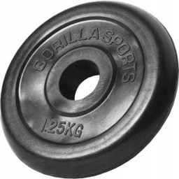Obciążenie żeliwne gumowane 1,25 kg, 30 mm