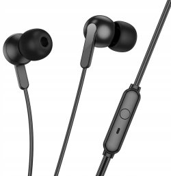 HOCO słuchawki przewodowe Jack 3,5 mm z mikrofonem M124 białe