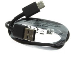 Kabel USB Samsung USB-A - USB-C 0.8 m Czarny (8596311066658)