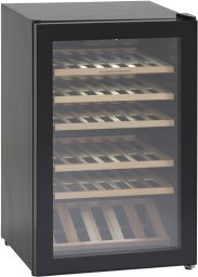 ScanDomestic SV 45 B, Freestanding, 45 bottle(s), 110 W, G, Interior light, Black