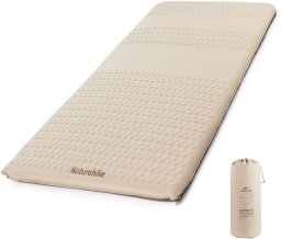Mata samopompująca featherbone single large wide 6,5cm brązowy