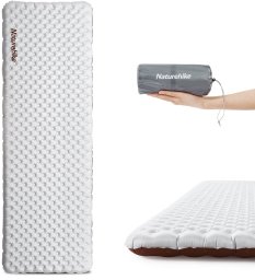 Materac NATUREHIKE tuye r 5.8 cnh22dz016 square long wide-carbon silver