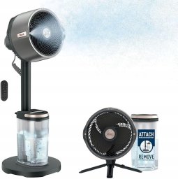 Shark FlexBreeze Pro Mist Wentylator bezprzewodowy z mgiełką wodną FA300EU