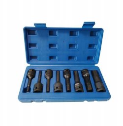 Zestaw nasadek-bitów udarowych 8el. 1/2" (H5-H19)
