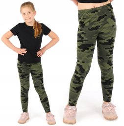 Legginsy dziecięce Klasyczne długie getry Produkt Polski Moro 104