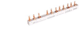 Simet Szyna prądowa łączeniowa - sztyftowa 3-fazowa 80A 12 modułów 16 mm2 - pod zabezp. różnicowo-prądowe 81998206