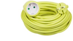 Przedłużacz ogrodowy 10m OWY 2X1,0mm H05VV-F lemon 34972