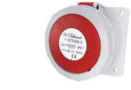 Elektromet Gniazdo tablicowe skośne 63A/400V 5P IP67 6h 3P+N+Z GTS 63/5 921828