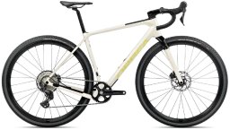 Rower gravel Orbea TERRA M30TEAM 1X S Ivory White - Spicy Lime (Gloss one size
