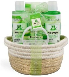 IDC Aloe Vera Zestaw pielęgnacyjny i do kąpieli ciała 4 szt..