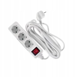 Bellight Extension cord with 3 sockets 5m  5901854565552