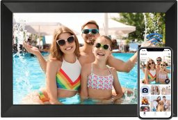 FUNCARE Cyfrowa ramka na zdjęcia 15,6-calowa WiFi FHD 32 GB fotoramka