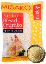 Panko panierka do kotletów jasna japońska pszenna bułka tarta do warzyw krewetek 200g