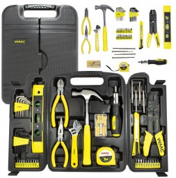 Zestaw narzędzi 130el. (klucze TORX, IMBUS, młotek, bity, ściągacz izolacji, wkrętak) w walizce