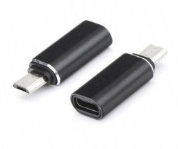 Adapter USB USB-C - MicroUSB Czarny