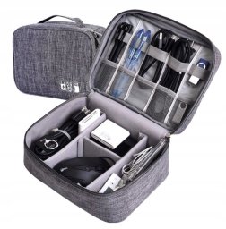 ORGANIZER TORBA NA KABLE KARTY DYSKI ŁADOWARKI USB