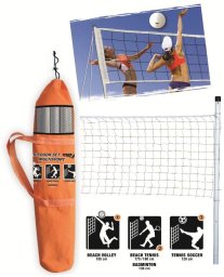 Dunlop Multisport zestaw (Volley, Beach Tennis, Badminton, tenis piłka nożna)